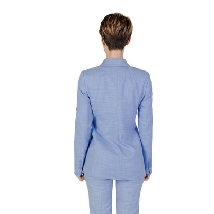 Sandro Ferrone Blue Viscose Blazer 1728,71956299936,Blazers - Suits & Blazers - Clothing,Blue,Clothing,IT46 | L,New with tags,Sandro Ferrone,Suits & Blazers - Clothing,Women
