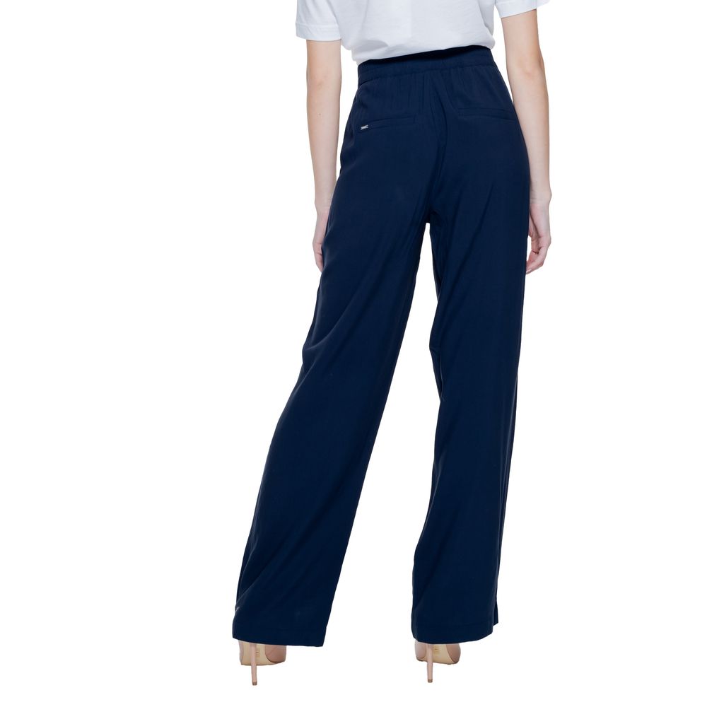 Street One Blue Viscose Pant