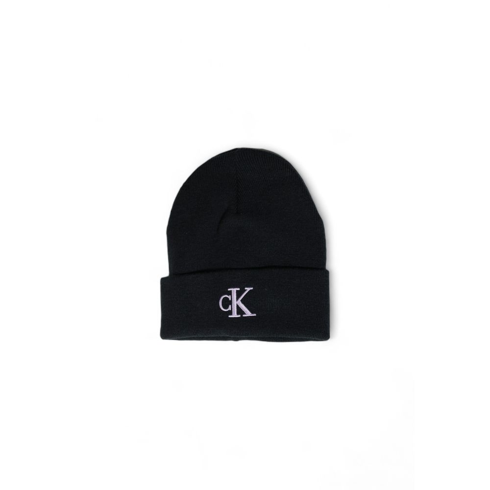 Calvin Klein Jeans Black Recycled Polyester Cap (Baseball Hat)