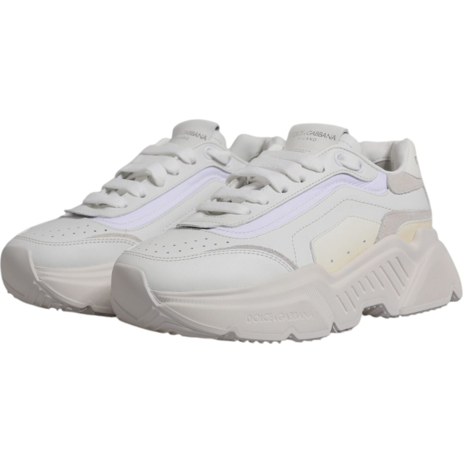 Dolce & Gabbana White Daymaster Low Top Sneakers Shoes