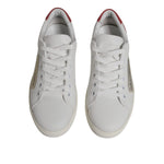 Dolce & Gabbana White London Calf Leather Sneakers Shoes