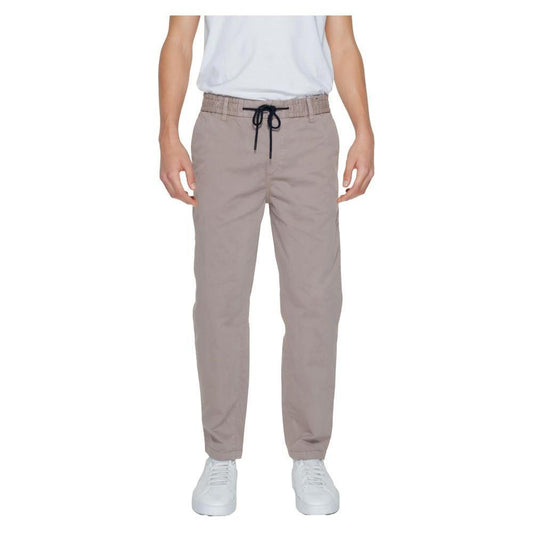 Hugo Boss Brown Cotton Pant BO-13420600140-IT44 | XS