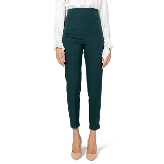 Sandro Ferrone Green Polyester Pant SA-12919600148-IT40 | XS