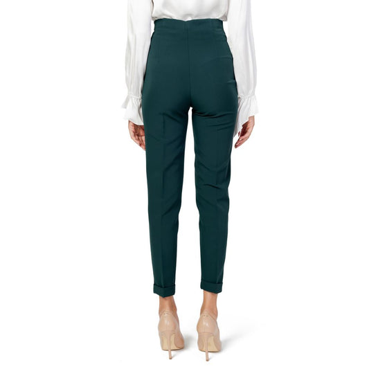 Sandro Ferrone Green Polyester Pant SA-12919600148-IT40 | XS