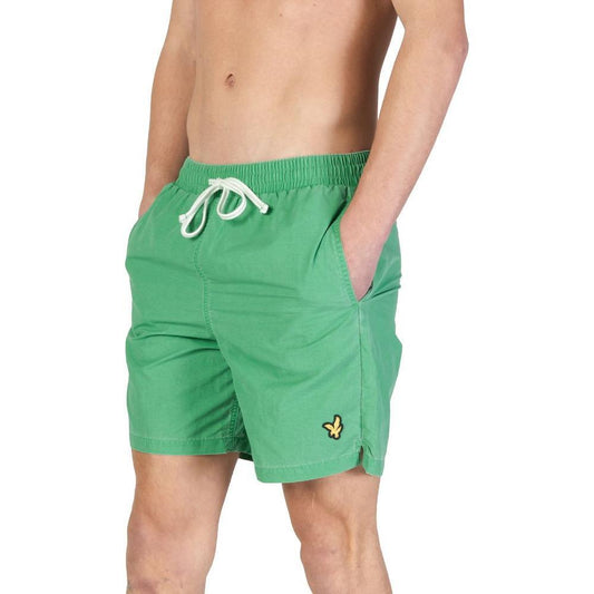 Lyle & Scott Green Nylon Swim Short LY-15824300148-IT44 | S