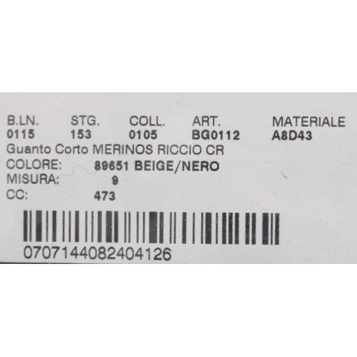 قفازات رجالية جلدية سوداء مرصعة بالمسامير من دولتشي آند غابانا