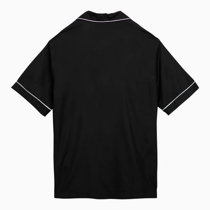 Valentino Black silk bowling shirt Shirts