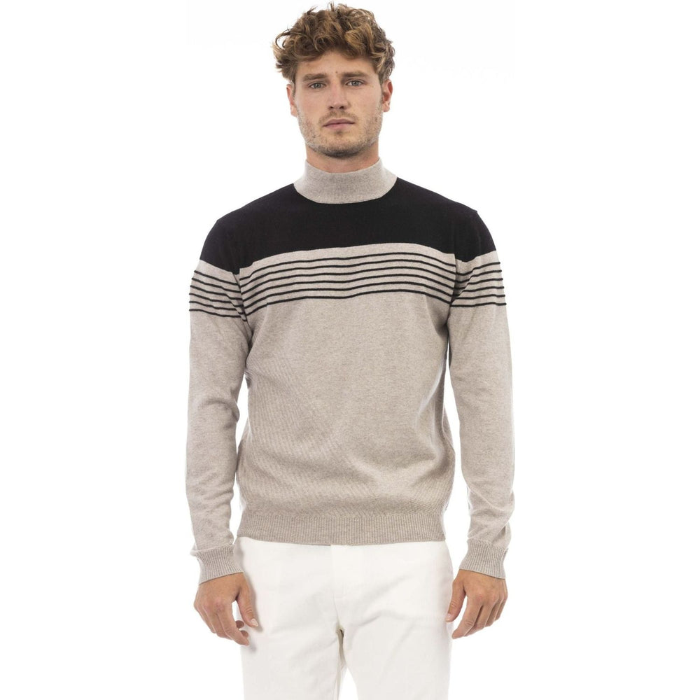 Alpha Studio Sweaters AU123H_9003SABBIANERO:401499