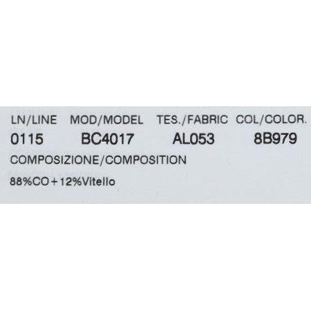 حزام رجالي أنيق من القطن والجلد باللون الأسود من دولتشي آند غابانا