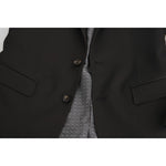 Dolce & Gabbana Elegant Brown Jacquard Martini Suit Suit Dolce & Gabbana Black