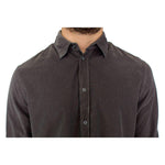 GF Ferre Green Button Front Cotton Casual Shirt SIG10259-1