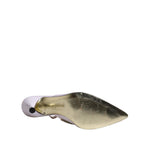 Dolce & Gabbana White Strass Crystal Slingbacks Pumps Shoes