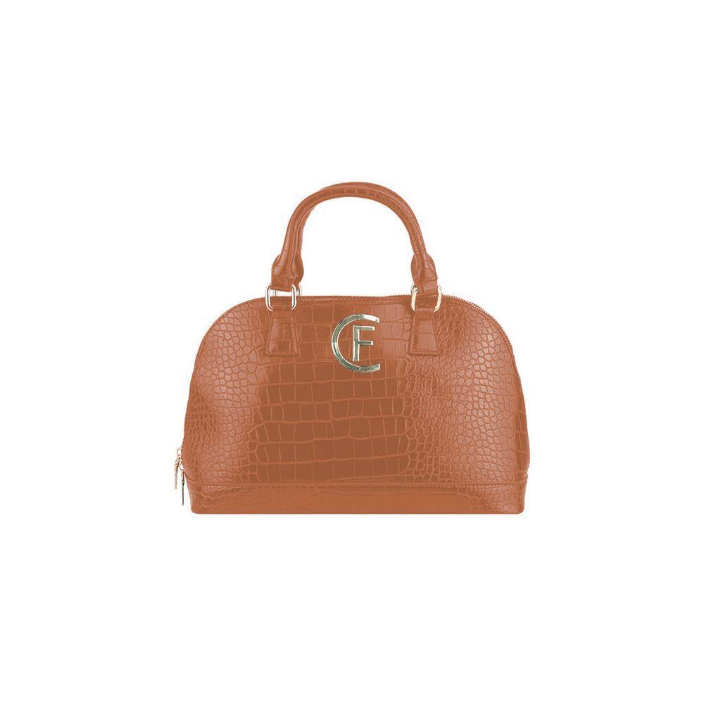 CRISTINAEFFE Brown Polyethylene Handbag CREF-14435
