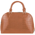 CRISTINAEFFE Brown Polyethylene Handbag CREF-14435