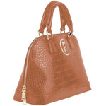 CRISTINAEFFE Brown Polyethylene Handbag CREF-14435