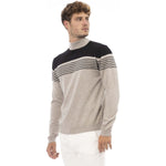 Alpha Studio Sweaters AU123H_9003SABBIANERO:401499