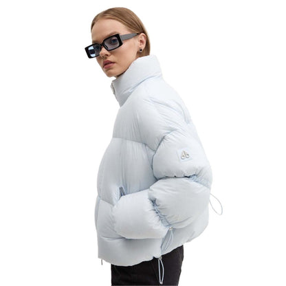 Moose Knuckles Light Blue Nylon Women Jacket