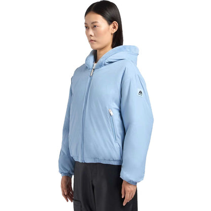 Moose Knuckles Light Blue Nylon Women Jacket