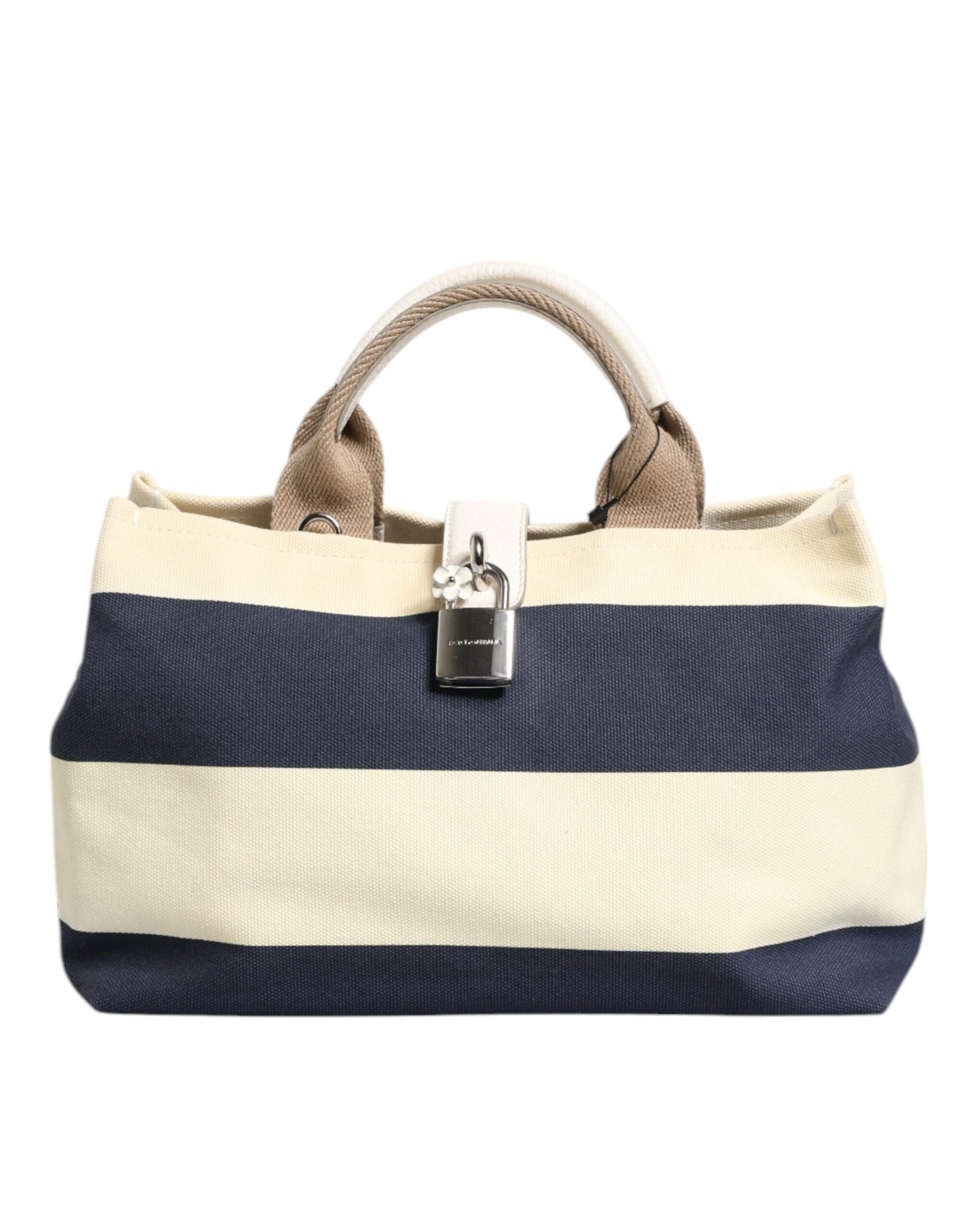 Front view with bag zipped and handles upright.