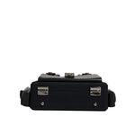 Dolce & Gabbana Black Leather Crossbody Top Handle Bag BAG4172