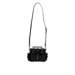 Dolce & Gabbana Black Leather Crossbody Top Handle Bag BAG4172