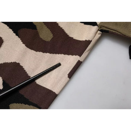 Dolce & Gabbana Multicolor Camouflage Collared Polo T-shirt