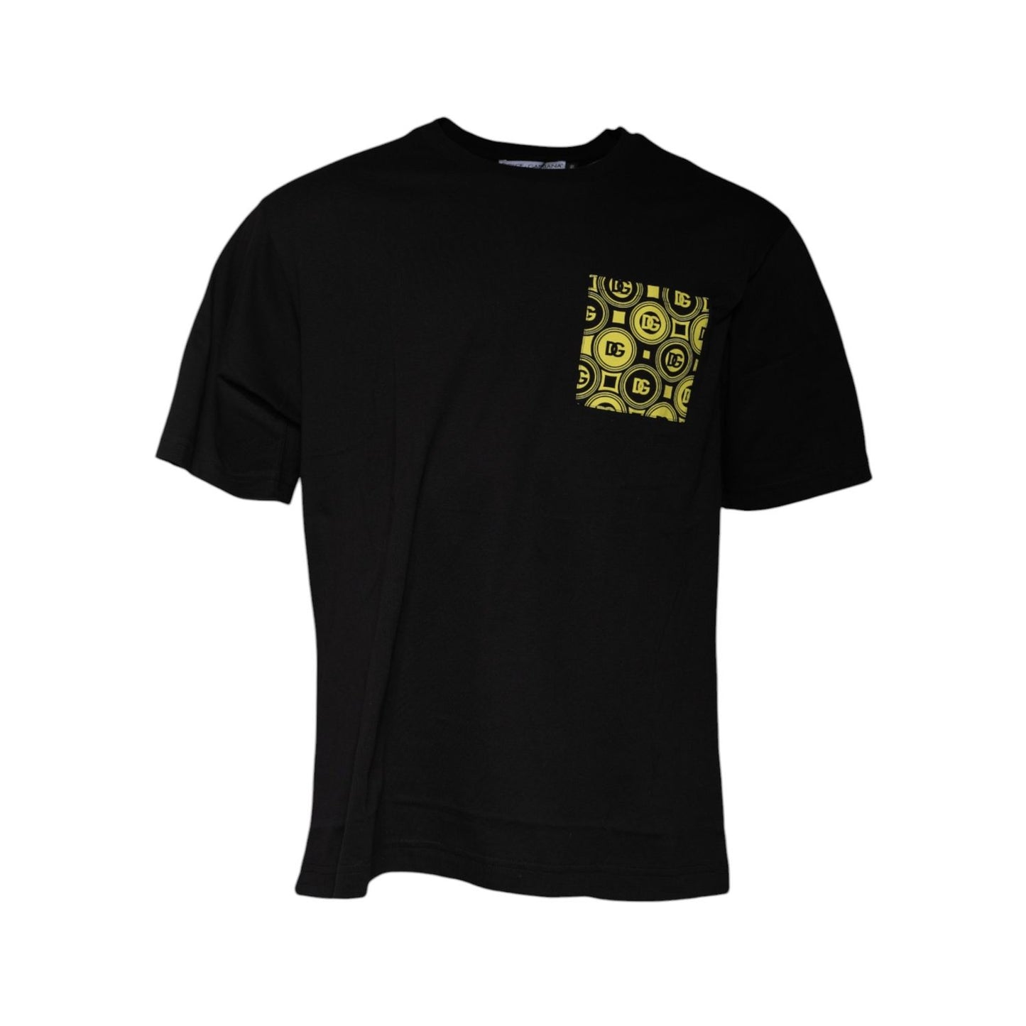 Dolce & Gabbana Black Logo Print Cotton Short Sleeve T-shirt