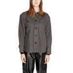 Jacqueline De Yong Black Recycled Cotton Blouse