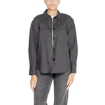 Jacqueline De Yong Black Recycled Cotton Blouse