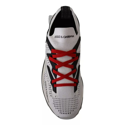 Dolce & Gabbana White SORRENTO Sport Stretch Men Shoes Sneakers