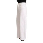 Dolce & Gabbana White MONICA Boot Cut Cotton Denim Jeans