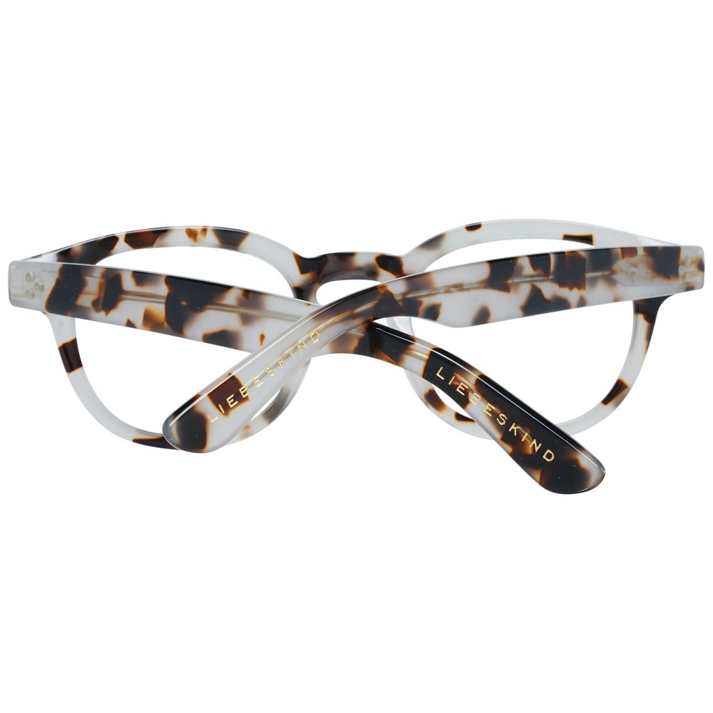 Liebeskind Gray Plastic Frames with tortoiseshell pattern, clip-on feature, and dimensions 46/22/135mm for women.