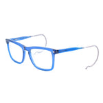Vuarnet Blue Acetate Frames with flexible pin and optique archive VL1512, featuring dimensions 52/18/110 mm, stylish eyewear for men.