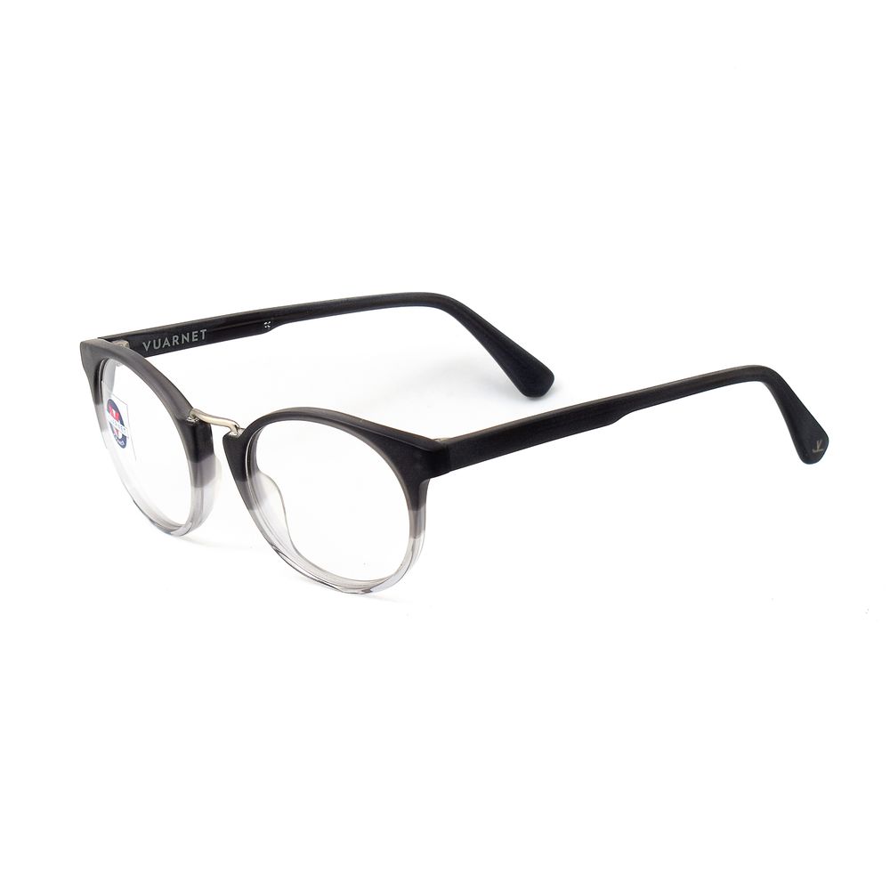 Vuarnet Gray Acetate Frames for women with flexible-optique pins, size 45/12/140mm, made from high-quality acetate material.