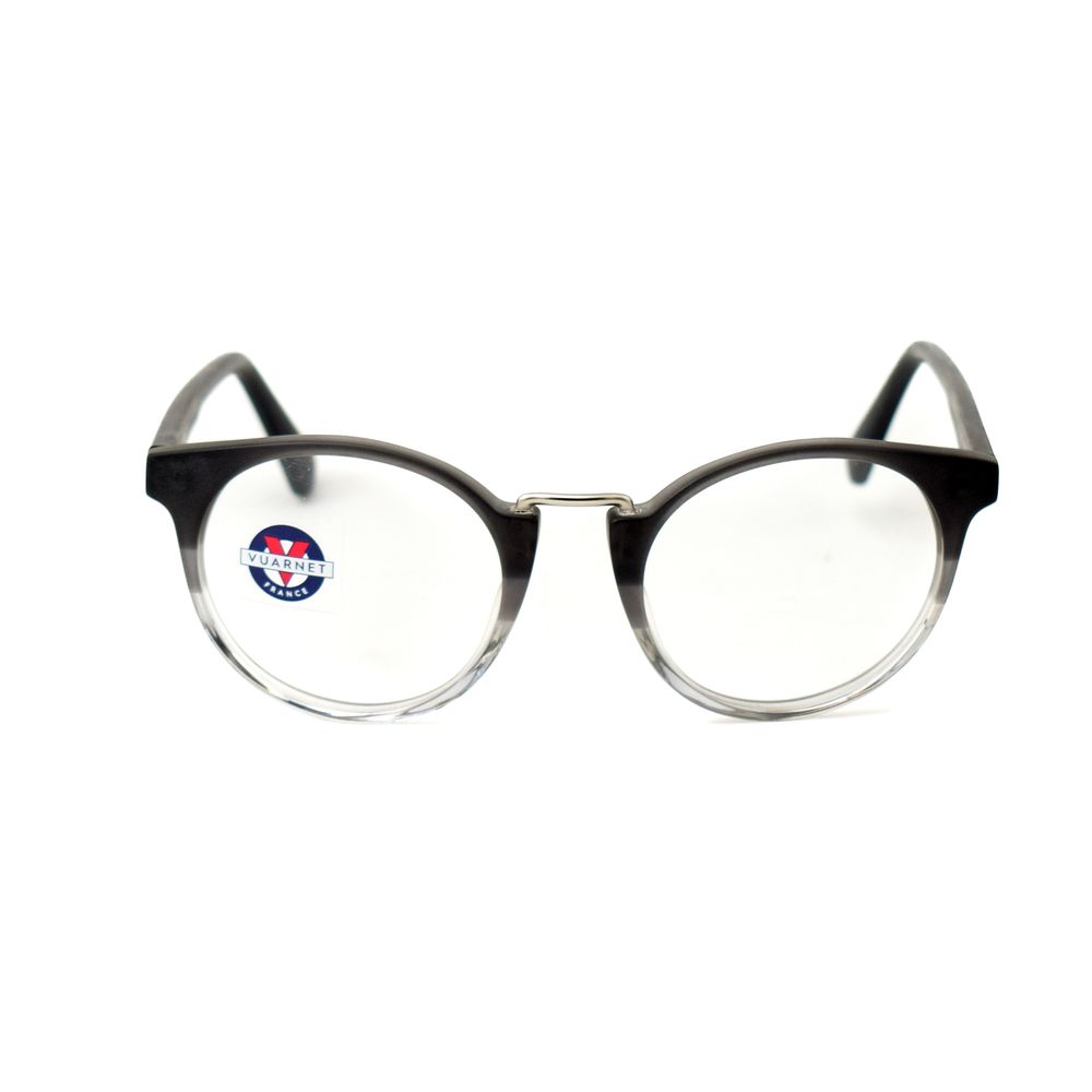 Vuarnet Gray Acetate Frames for women, featuring flexible optique pins, size 45/12/140 mm.