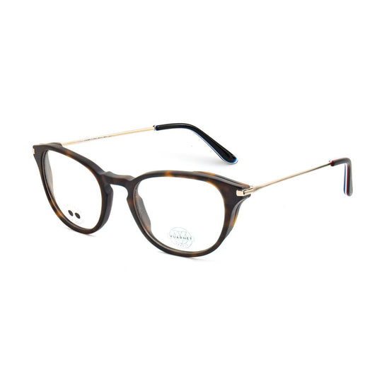 Vuarnet Brown Acetate Frames with metal temples, stylish eyewear featuring a clip-on option. Measures 53/17/145mm, elegant and versatile.