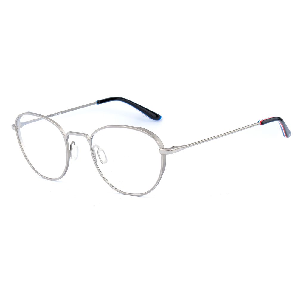 Vuarnet Gray Stainless Steel Frames with clip-on sunglasses, unisex VL19010001SUN model, size 54/17/145mm.
