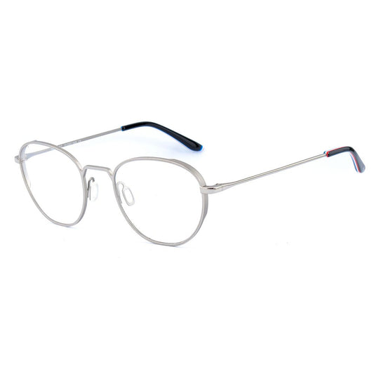 Vuarnet Gray Stainless Steel Frames with clip-on sunglasses, unisex VL19010001SUN model, size 54/17/145mm.