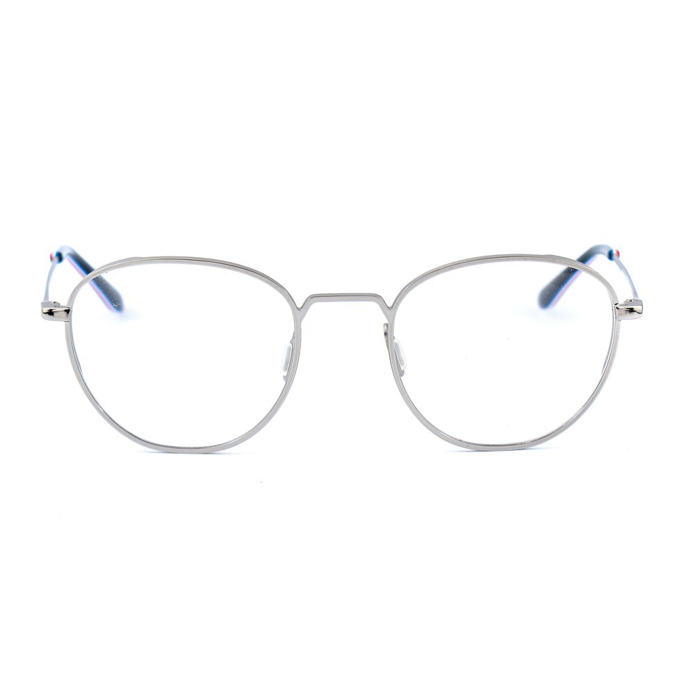 Vuarnet Gray Stainless Steel Frames with clip-on sunglasses attachment, brown category 3 lens, unisex design, model VL19010001SUN.
