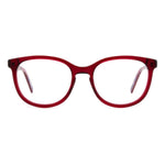 M Missoni Red Acetate Frames, women's eyeglasses, lens/bridge/temple size 52/18/140 mm