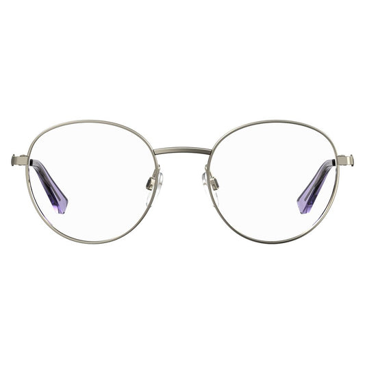 Love Moschino Purple Metal Frames in lilac, MOL581-789, women's glasses, metal material, size 51/20/140 mm.
