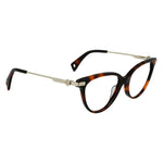 Lanvin Brown Acetate Frames for women in tortoiseshell pattern, model LNV2614-214, 53-17-140 mm dimensions.