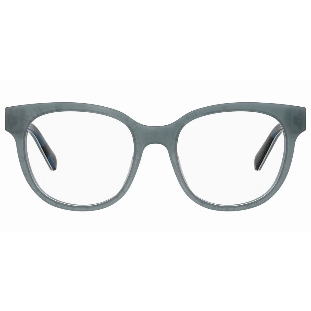 Love Moschino Blue Acetate Frames MOL599GF5F118 51/18/140mm glasses for women.