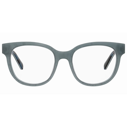 Love Moschino Blue Acetate Frames MOL599GF5F118 51/18/140mm glasses for women.