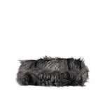 Dolce & Gabbana Black Oversize Faux Fur Shopping Tote Bag BAG1649