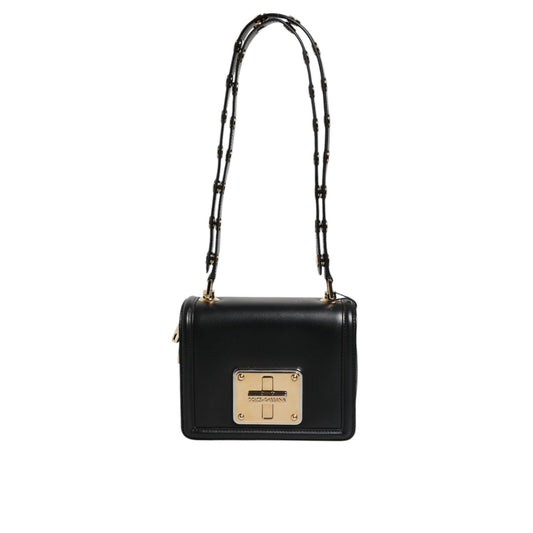 Dolce & Gabbana Black Joy Therapy Lola Studded Leather Crossbody Bag BAG4025
