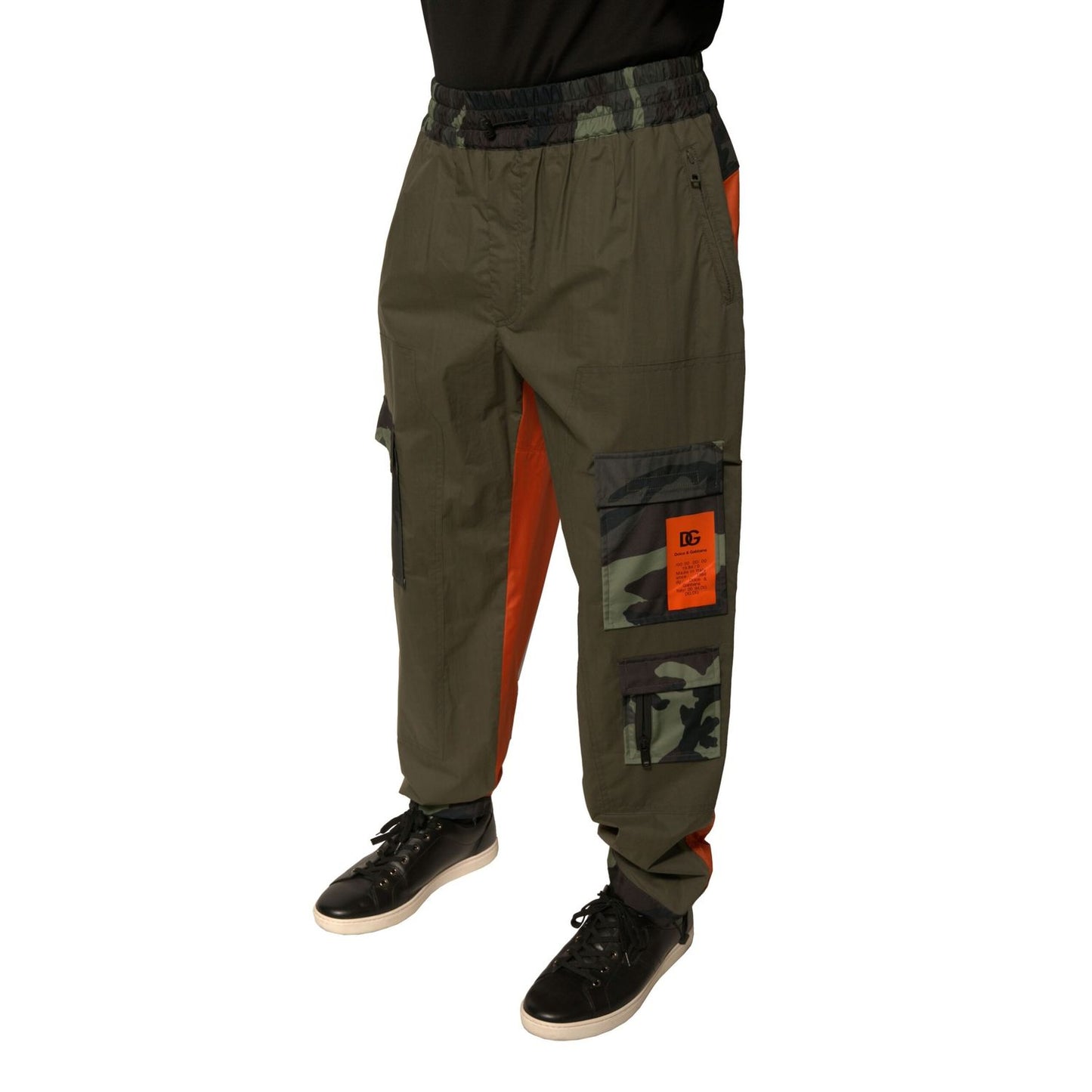 Dolce & Gabbana Multicolor Camouflage Jogger Cargo Pants
