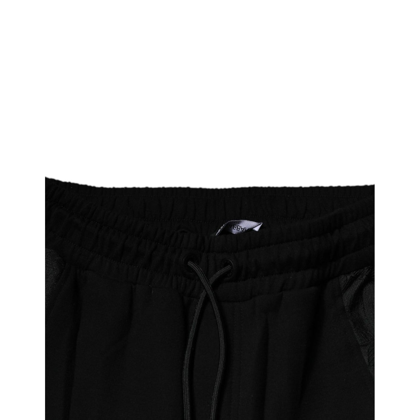 Dolce & Gabbana Black Leopard Slim Fit Jogger Pants