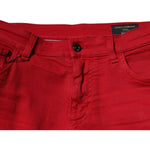 Dolce & Gabbana Red Crown Logo Cotton Skinny Denim Jeans PAN75871-48