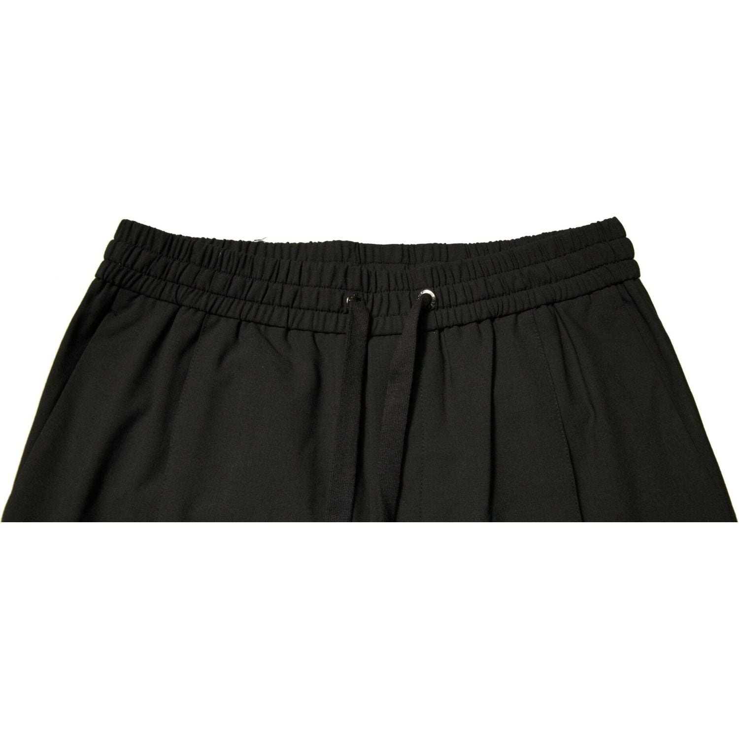 Dolce & Gabbana Black Wool Jogger Jogging Pants